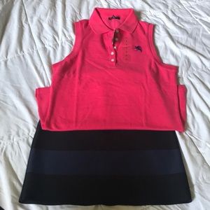 Express pink muscle tees